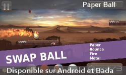 Eole sur Android et Bada Os Jeu vidéo Android et bada Eole and the paper ball